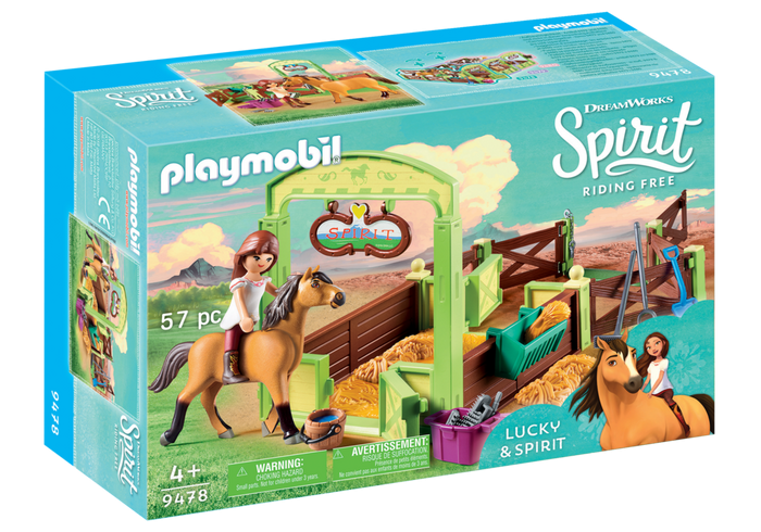 Playmobil 9478 KONSKÝ BOX LUCKY & SPIRIT