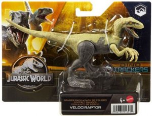 Mattel Jurský svět Dino Trackers Danger Pack Velociraptor
