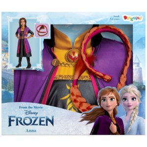 Disney Princess Anna Frozen Ľadové Kráľovstvo Princeznovské šaty/kostým 5-6 rokov
