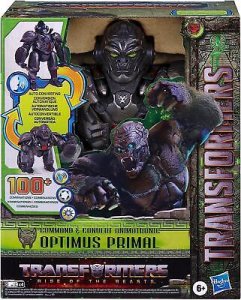 Transformers Optimus Primal Rise of the Beasts Command & Convert animatronická postava světlo a zvuky