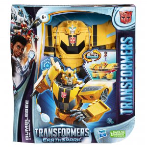 Hasbro Transformers: Earthspark Spin Changer Bumblebee & Mo Malto