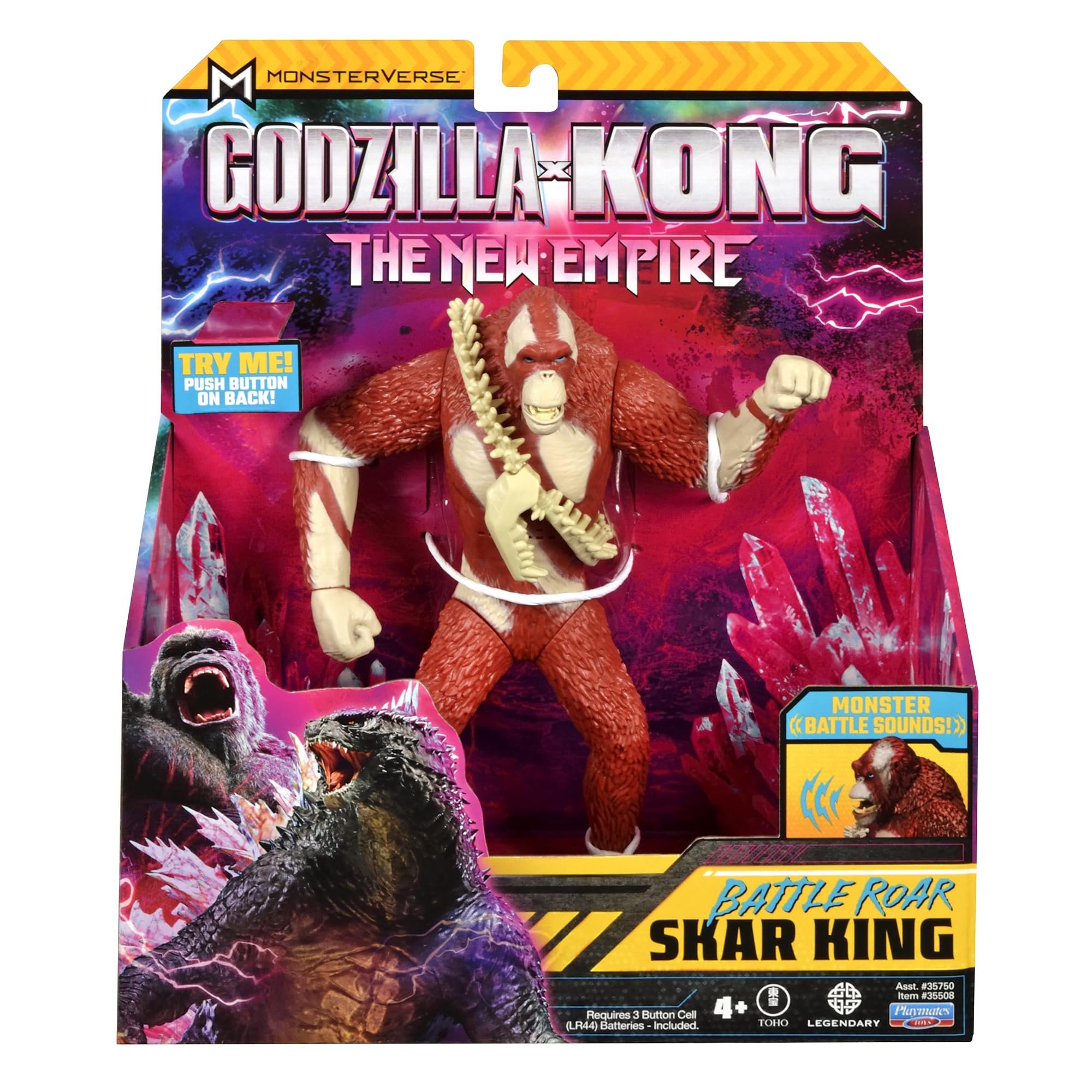 Monsterverse Godzilla vs Kong The New Empire akční figurka bitevní řev Skar King 18 cm