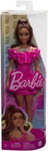 Mattel Barbie Modelka 217 Ružové šaty s volánikmi HRH15