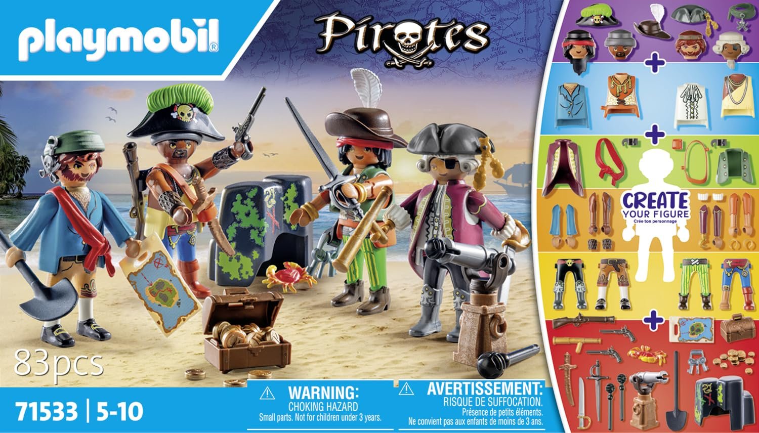 Playmobil 71533 My Figures: Piráti