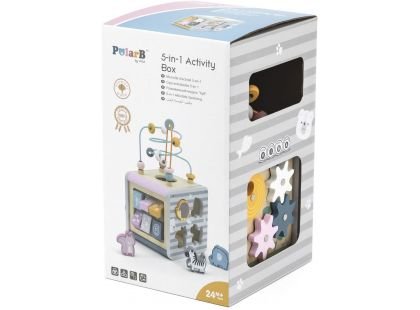 Lamps dřevěný box s aktivitami 5v1