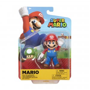 Jakks Pacific Super Mario figúrka s 1-Up Mushroom