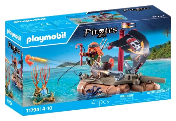 Playmobil 71794 Pirátska plť s pokladom