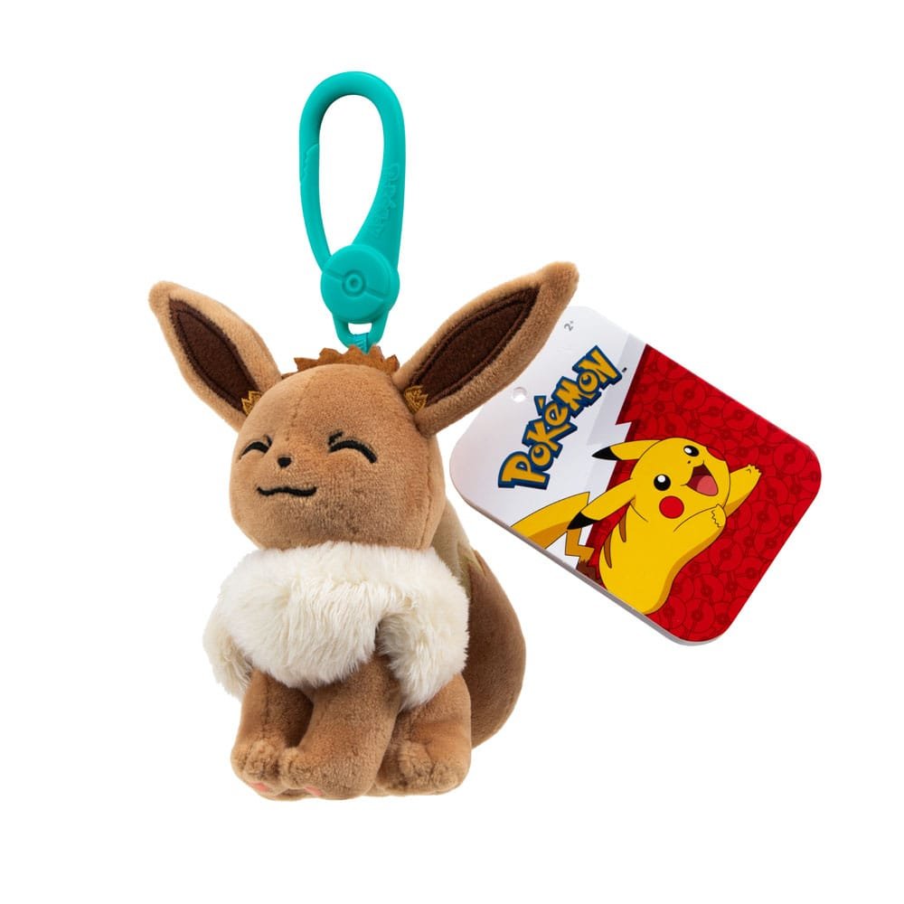 Jazwares Pokémon Plyšová kľúčenka Series 1 eevee 10cm