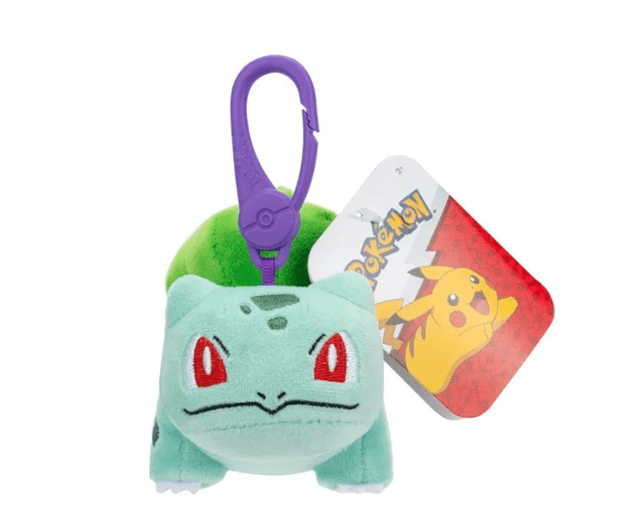 Jazwares Pokémon Plyšová kľúčenka Series 1 Bulbasaur 10cm