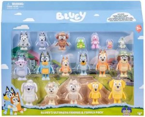 Moose Toys Bluey Ultimátní sada s přáteli a rodinou se 14 figurkami