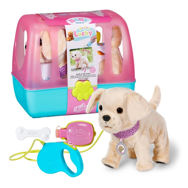 Zapf Creation BABY born Můj veselý pejsek s přepravním boxem
