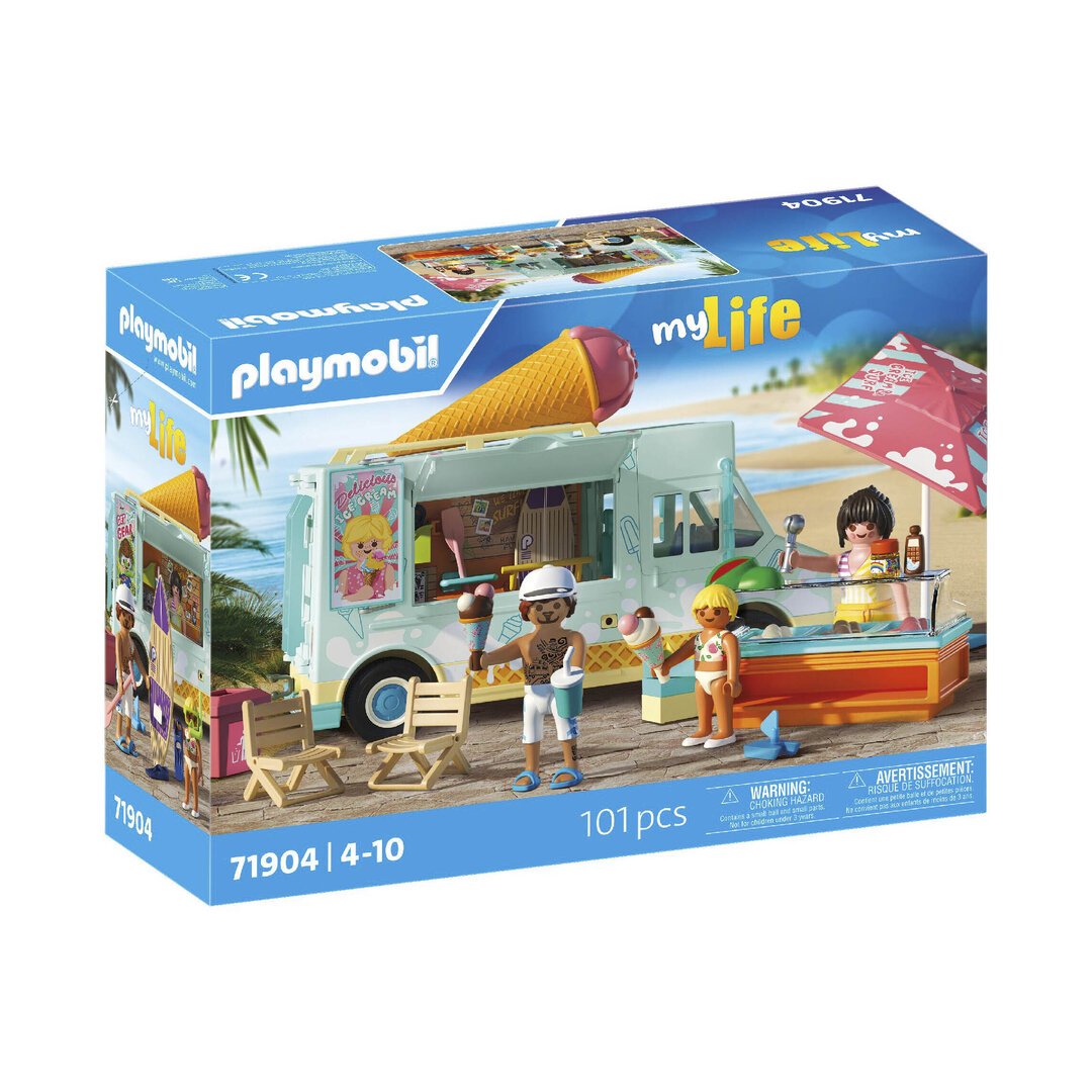 Playmobil 71904 Zmrzlinářské auto se surf shopem