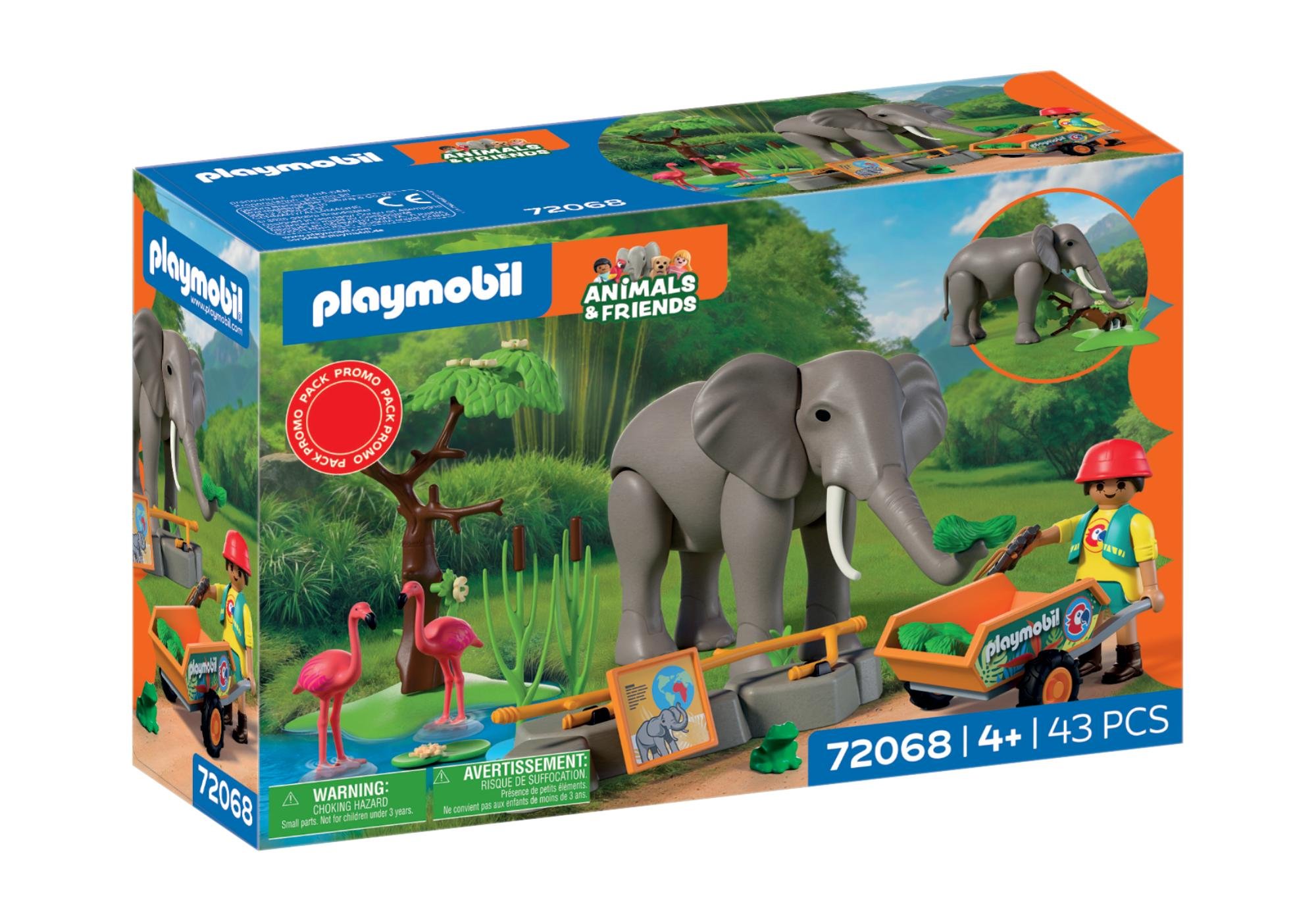 Playmobil 72068 Slon s ošetřovatelem