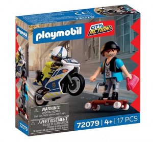 Playmobil 72079 Pronásledování na motorce