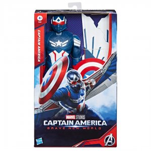 MARVEL TITAN HERO FIGÚRKA KAPITÁN AMERIKA S KRÍDLAMI 30 CM
