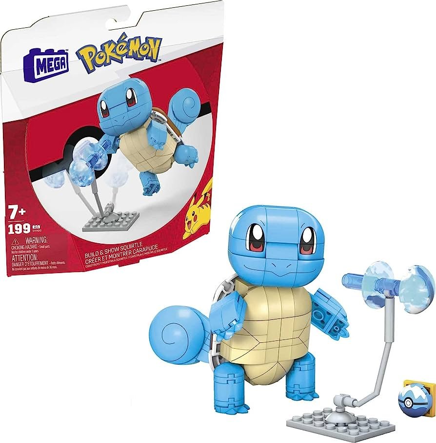 MEGA BLOKS Mega Construx Postav a vystav si Pokémona - Squirtle GYH00