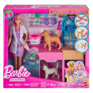 Barbie Veterinářka s vybavením a doplňky