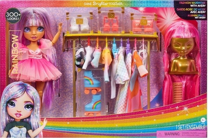 Rainbow High Módne štúdio Fashion Garderoba s bábikou Avery Styles 428268