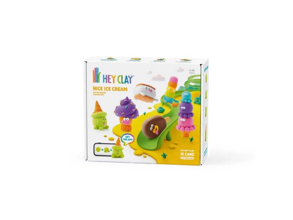 Hey Clay modelovací hmota sada zmrzlina Ice Cream příslušenství HCL15029