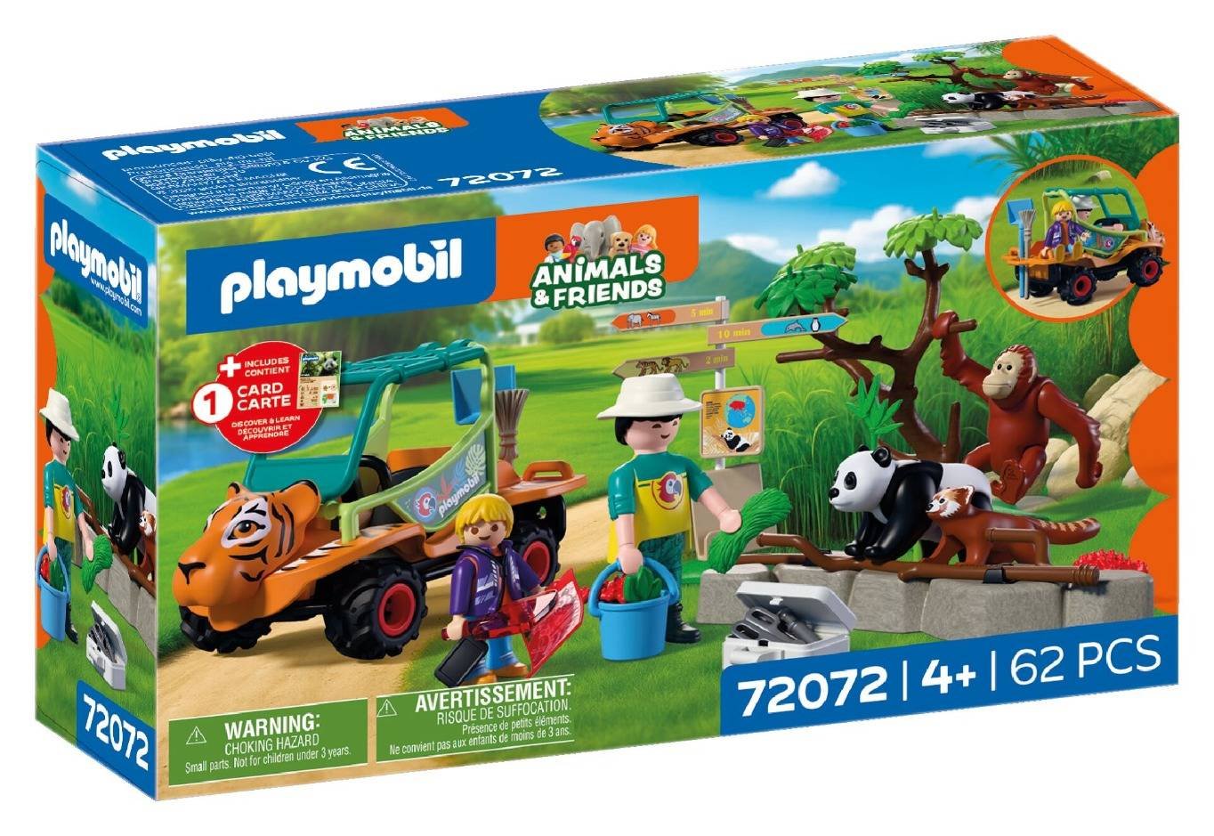PLAYMOBIL 72072 Zoo: Vozidlo ošetřovatele zvířat