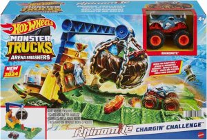 Mattel Hot Wheels MONSTER TRUCKS ARÉNA: VÝZVA PRO RHINOMITA HERNÍ SET