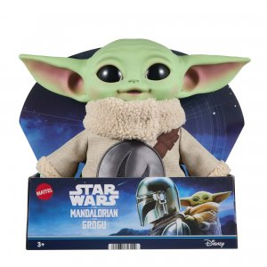 Mattel Star Wars Disney Mandalorian a Grogu Plyšová hračka Grogu 28 cm