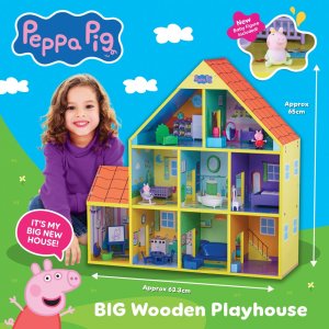 Hasbro Prasátko Peppa Dřevěný domeček  Peppa a Evie