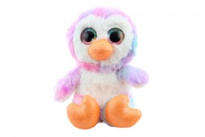 Plyš sova barevná 20 cm