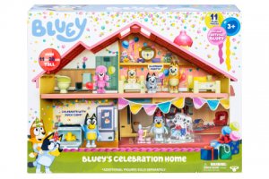 BLUEY Dům hrací set - Narozeninová párty