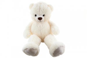 Plyš Medvěd 90cm bílý