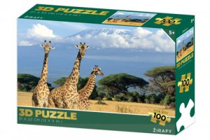 Puzzle 3D - Žirafy