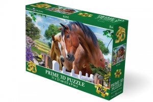 Puzzle 3D - Koně