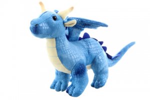 Plyš drak modrý 20 cm ECO-FRIENDLY