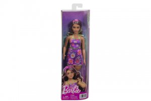 Barbie Fashionistas Modelka v květinových šatech JJN57