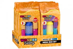 Wonder Nevysychající písek a modelína v tašce PDQ TV