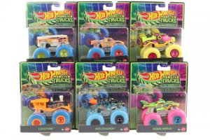 Hot Wheels Monster Trucks svítící ve tmě JFX08