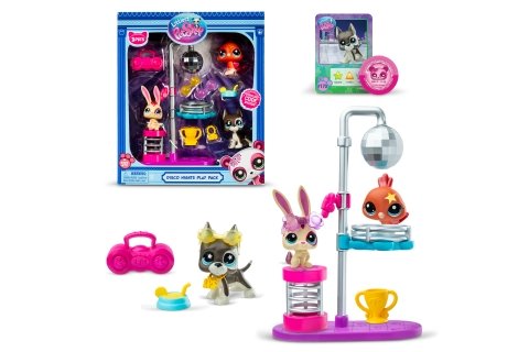 Littlest Pet Shop Disco Set 3 Figurky
