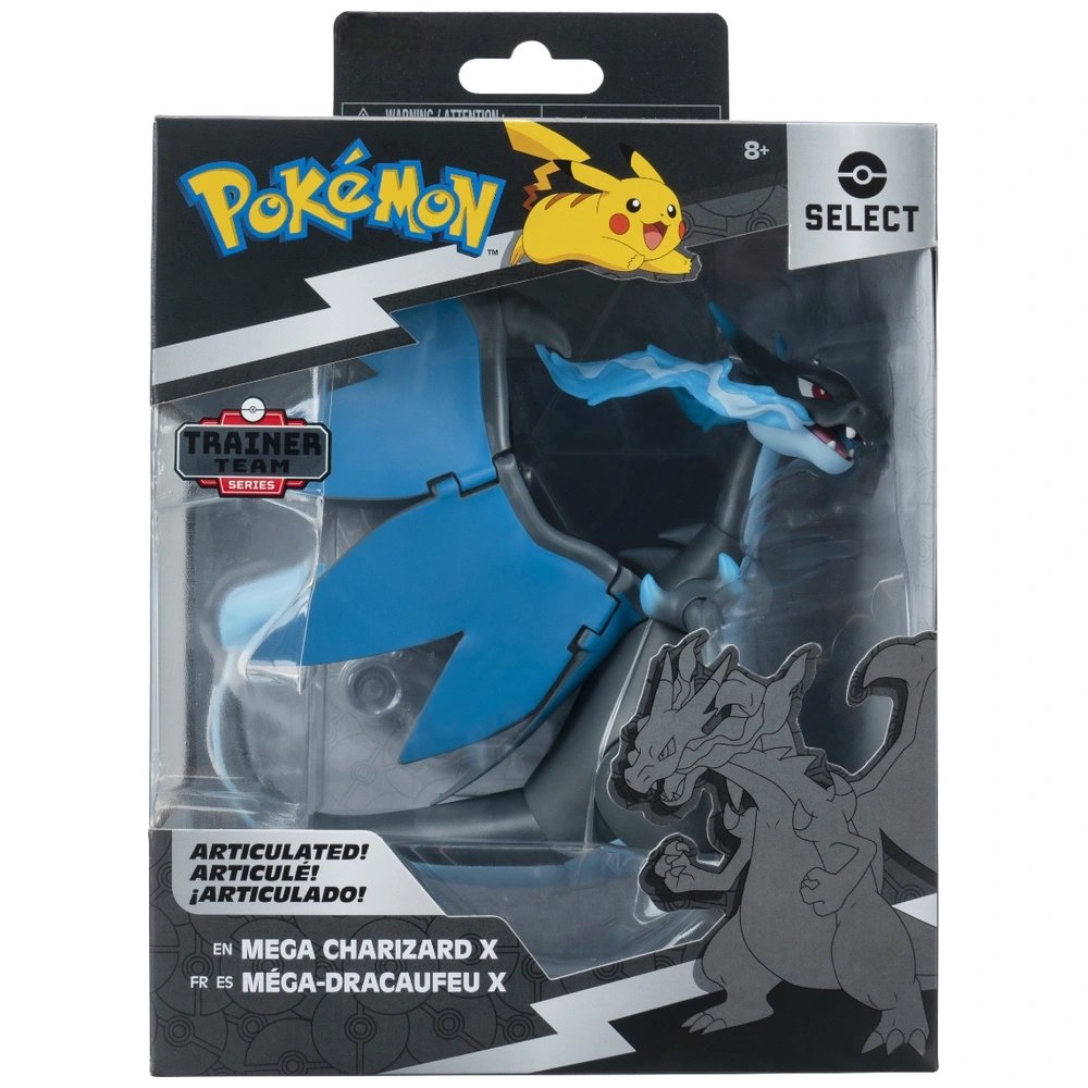 Jazwares Pokémon Select Figurka Mega Charizard X 15cm