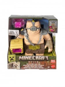 Mattel MINECRAFT MOVIE filmová figurka Battle Mode Great Hog Action + příslušenství JFG67