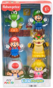 Mattel Fisher-Price Little People Figúrky My Mario 6 kusov JHG63