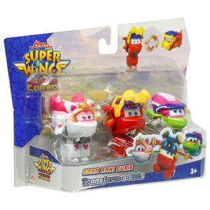 Super Wings Super Combo Sada 3 transformujúcich lietadiel