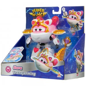 Super Wings Super Combo 2v1 Transformační letadlo Sara 12cm