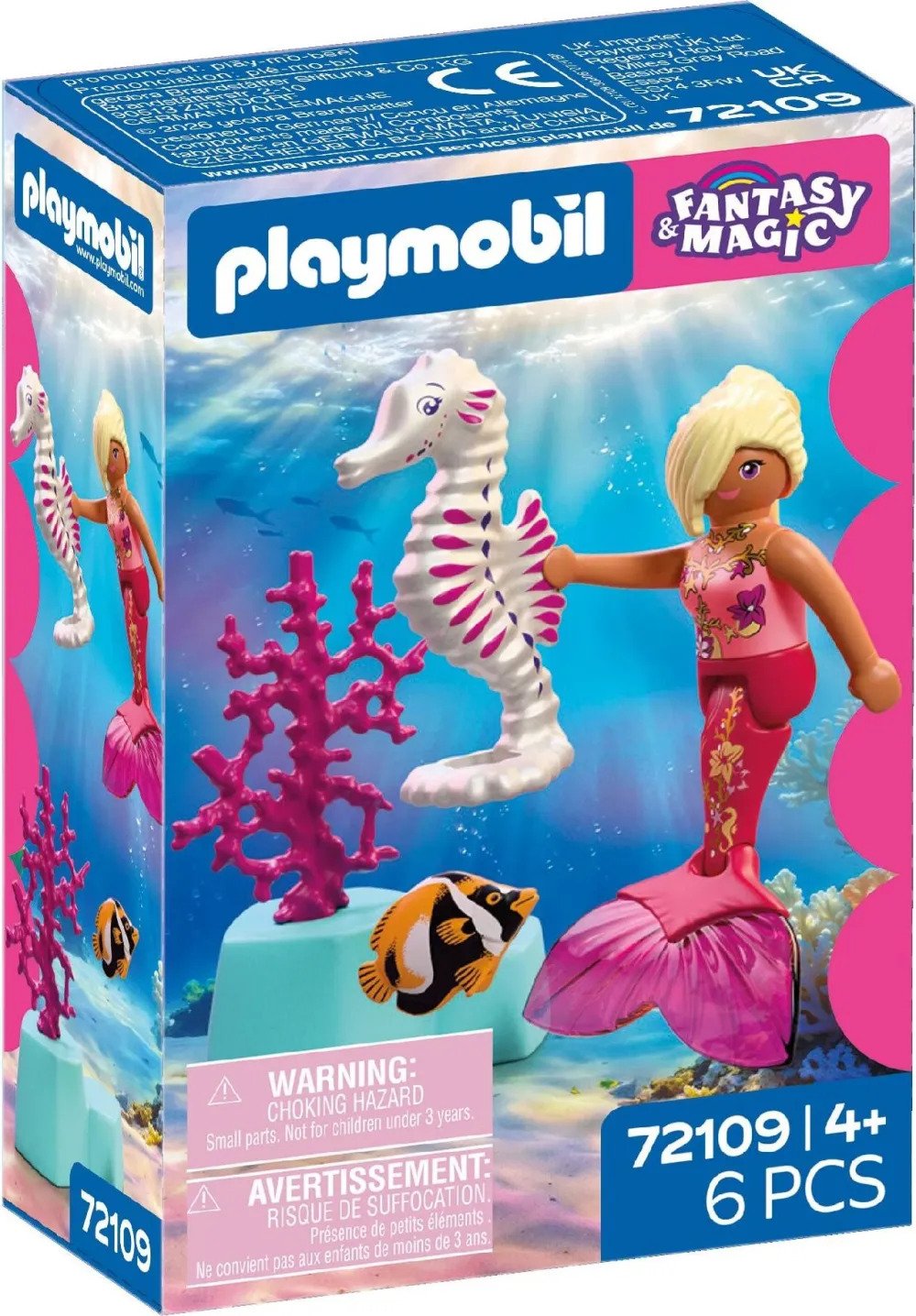 PLAYMOBIL 72109 Mořská panna s mořským koníkem