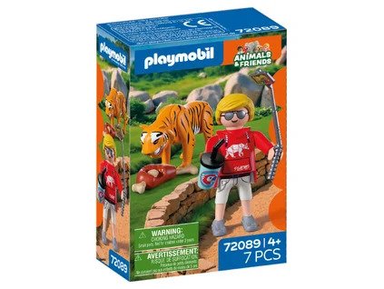 Playmobil 72089 Zoo: Tygr a návštěvník