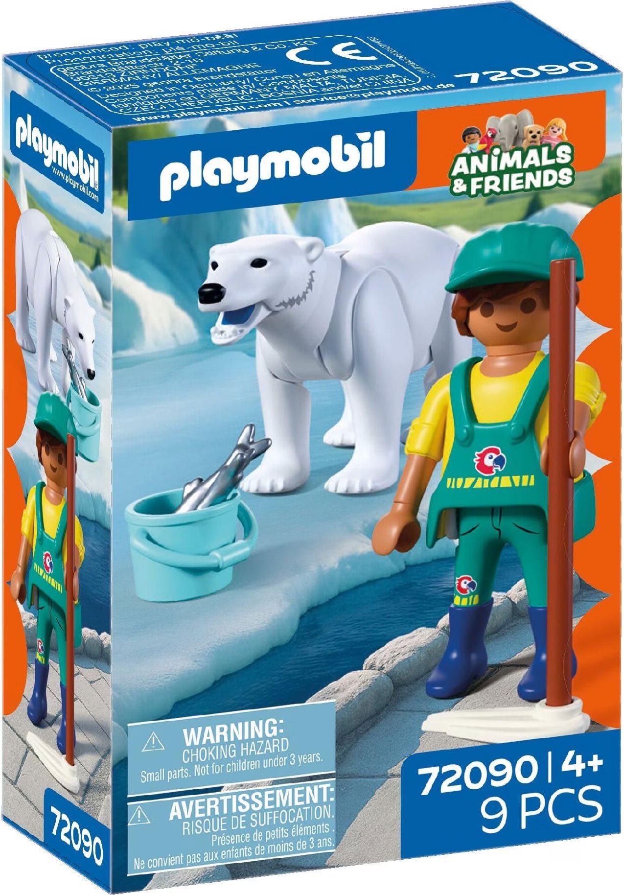Playmobil 72090 Zoo: Lední medvěd a ošetřovatel