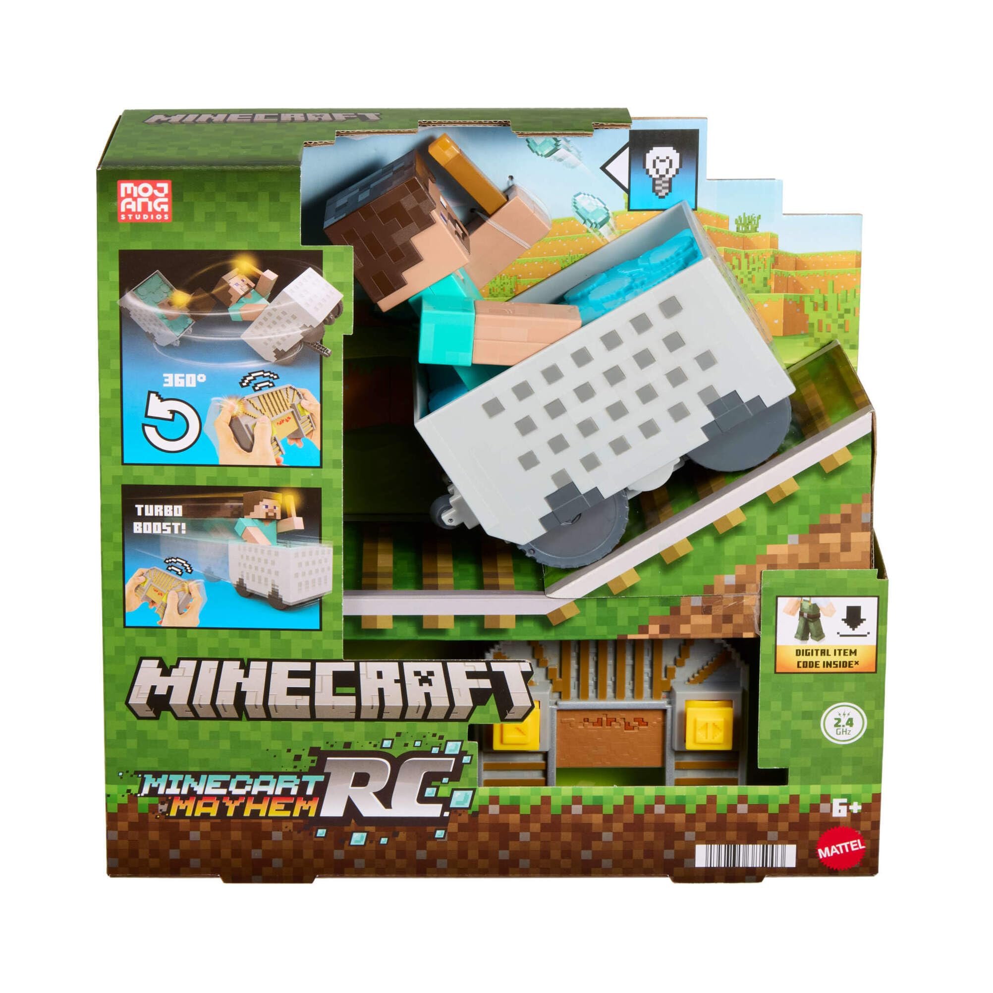 Mattel Minecraft RC Minecart se Stevem JMT40