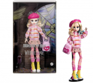 Mattel Monster High X Wednesday Enid Sinclair v ružovom outfite HXJ05