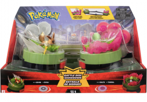 Jazwares Herní sada Pokémon Battle Disc Showdown Arena – Eevee, Ralts a bojové disky