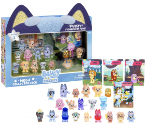 Moose Bluey Mega sada 20 figurek Bluey Fuzzies