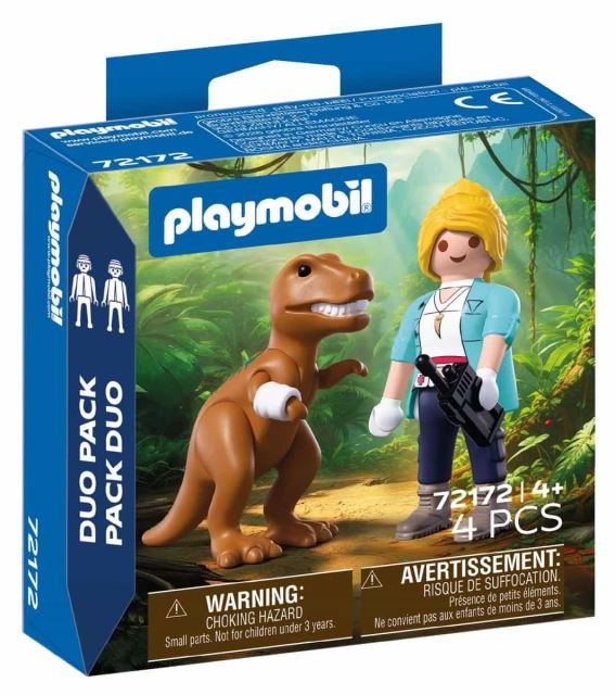 Playmobil 72172 DuoPack T-Rex s vědkyní